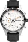 Timberland Chicopee Herren Armbanduhr Leder Schwarz 46 mm, Multifunktionsuhr,