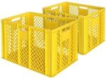 BRB 2x Eurobeh&auml;lter/B&auml;ckerkiste, LxBxH 600x400x410 mm, lebensmittelecht,...