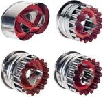 Westmark Ausstechformen-Set f&uuml;r Linzer-Kekse, 4-tlg., 4 unterschiedliche...