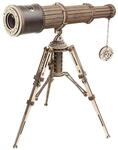 Robotime Rokr Astronomische L&uuml;nette Holz-Teleskop Monokular DIY-Geschenk f&uuml;r