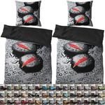 Sanilo&reg; Bettw&auml;sche 135x200 cm, 100% feinste Baumwolle, 4-teilig, Bettbezug,