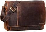 STILORD Vintage Umh&auml;ngetasche Leder gro&szlig; f&uuml;r Herren Damen 15.6 Zoll Laptoptasche