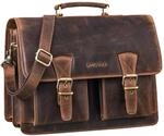 STILORD "Jeffrey Lehrertasche Aktentasche Leder Gro&szlig;e Vintage Ledertasche zum