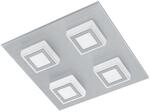 EGLO LED Deckenleuchte Masiano, 4 flammige Deckenlampe, Wohnzimmerlampe aus Aluminium