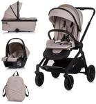 Chipolino Kombikinderwagen Magnum 3 in 1 Babywanne Sportsitz i-Size Babyschale...