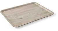 HENDI 508930 Serviertablett mit Holzoptik Druck, Helle Eiche