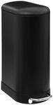 5Five - Ariane Slim 30L Schwarzer Metall-K&uuml;chenabfalleimer - Herausnehmbarer...