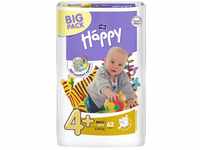Bella Baby Happy Windeln Größe 4+ Maxi Plus 9-20 kg Big Pack, 4er Pack (4 x 62