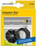 Schellenberg 27700 Adapter Set f&uuml;r 70 mm Wellen, Achtkantwellen mit 70er...