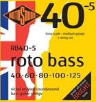 Rotosound Nickelsaiten f&uuml;r B&auml;sse Runddraht Medium 40 60 80 100 125