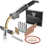 STAHLWERK MIG/MAG Alu-Set AK25/MB25 Schwei&szlig;brenner mit 3 m Schlauchpaket