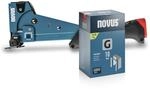 NOVUS TOOLS Hammertacker J-055 Set mit 5000 Klammern │ Profi-Schlagtacker aus