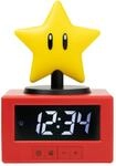 Paladone Super Mario Super Star Icon Wecker mit Nachtlicht &ndash; Digitaler Wecker,