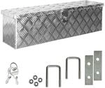 Trucky Truckbox aus Aluminium, Modell D035, 79 x 23 x 22 cm, Abschlie&szlig;bar,...