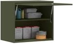 vidaXL Wandschrank f&uuml;r die Garage mit Gasdrucklift-T&uuml;r Olivgr&uuml;n, Wohnzimmer,