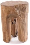 DESIGN DELIGHTS RUSTIKALER BAUMSTAMM HOCKER Log | 41x29x29 cm (HxBxT), Altholz,...