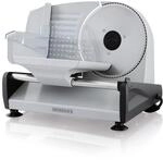 Heinrichs Metall-Allesschneider, elektrische Brotschneidemaschine,