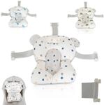 Moni Baby-Badekissen Sea Stars HA-B48, Badeauflage, Kunststoff Clips, ab Geburt...