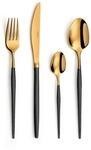 Amefa SOPRANO Besteckset, 16-teilig, Essbesteck, Edelstahl mit PVD-Veredelung,