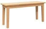 vidaXL Bank 90 cm Massivholz Gummibaum