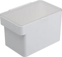 YAMAZAKI 5611 TOWER Pet Food Container (3,5 kg), white, ABS Resin/Silicone, 30 x 19.7