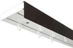 SN Deco - Vorhangschiene SH Set 2-l&auml;ufig wei&szlig; 510cm, Gardinenschiene,...