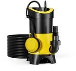 Schmutzwasserpumpe 7.500l/h, 400W, max. F&ouml;rderh&ouml;he 5m, Fremdk&ouml;rper bis &Oslash;35mm