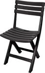 Spetebo Kunststoff Klappstuhl 80 x 45 cm - anthrazit - Garten und Balkon...