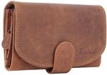 Benthill Damen Geldb&ouml;rse Vintage Leder | Damen Portemonnaie mit RFID Schutz 