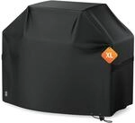 BBQ Abdeckhaube Premium Schutzhaube f&uuml;r Gasgrill schwarz XL 140 x 65 x 120 cm