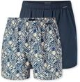 Schiesser Herren 2 Pack Boxershorts Baumwolle Web Multipack - Webboxer