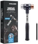 HALDER - Aktionsbox KFZ, SIMPLEX-Schonhammer D40, Kupfer/Weichmetall plus Durchschlag