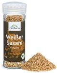 Herbaria Wei&szlig;er Sesam BIO | Ganze Sesamsamen ungesch&auml;lt & ger&ouml;stet | Sesamk&ouml;rner