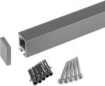 Kesseb&ouml;hmer Linero style K&uuml;chenreling Edelstahloptik 900 x 22 x 29 mm...