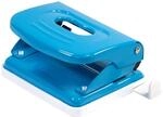Idena 11537 - Locher aus Metall, Anschlagschiene mit Formatanzeige, hellblau,...