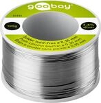 Goobay 51131 L&ouml;tzinn bleifrei &oslash; 0,35mm L&ouml;tdraht mit Flussmittel, 3.8 %...