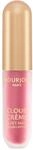 Bourjois Cloud Velvet-Creme, 01 Bonbonrosa, fl&uuml;ssiger Lippenstift, matt, intensiv