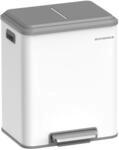 SONGMICS M&uuml;lleimer K&uuml;che, M&uuml;lltrennsystem 2 x 15 L, 2 F&auml;cher f&uuml;r Recycling und