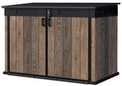 Keter Signature horizontaler Gartenschuppen, wetterfest, 2020 L Stauraum,