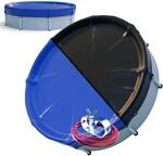 Arebos&reg; Poolabdeckung rund &Oslash;560 cm | 2-in-1 Poolplane aus 200g/m&sup2; PE...