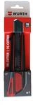W&uuml;rth 2K Cuttermesser 18mm inkl. 3 Abbrechklingen extrem scharf schwarz...