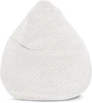 Sitting Point Sitzsack Mink XXL ca. 300 Liter Elfenbein