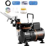VEVOR Airbrush-Set, Luftkompressor mit Doppell&uuml;fter, professionelles