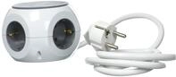 UNITEC Mehrfachsteckdose | 3 Schuko-Steckdosen | 3 USB Anschl&uuml;sse | Steckdosenleiste