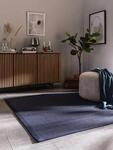 benuta Nest Sisal Naturfaser Teppich Sana - Blau 200x200 cm - Robuster Teppich...