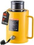 VEVOR 60 T 2 Zoll Hydraulikzylinder Jack Hollow Einfachwirkende...