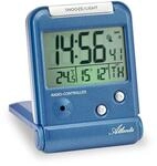Atlanta Funkwecker Digital LCD-Anzeige Reisewecker mit Klappe Temperatur -...