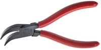 STUBAI Falzzange 24/180 mm | Zangenmaul 45&deg; abgewinkelt | extra leicht 180 g,