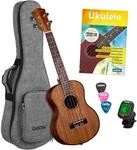 Cascha Tenor Ukulele Set Kinder Erwachsene I Ukulele Starter Kit 3 Plektren...