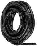 REV Kablkanal, Spiral-Kabelschlauch offen. 5m &Oslash; 12mm, schwarz